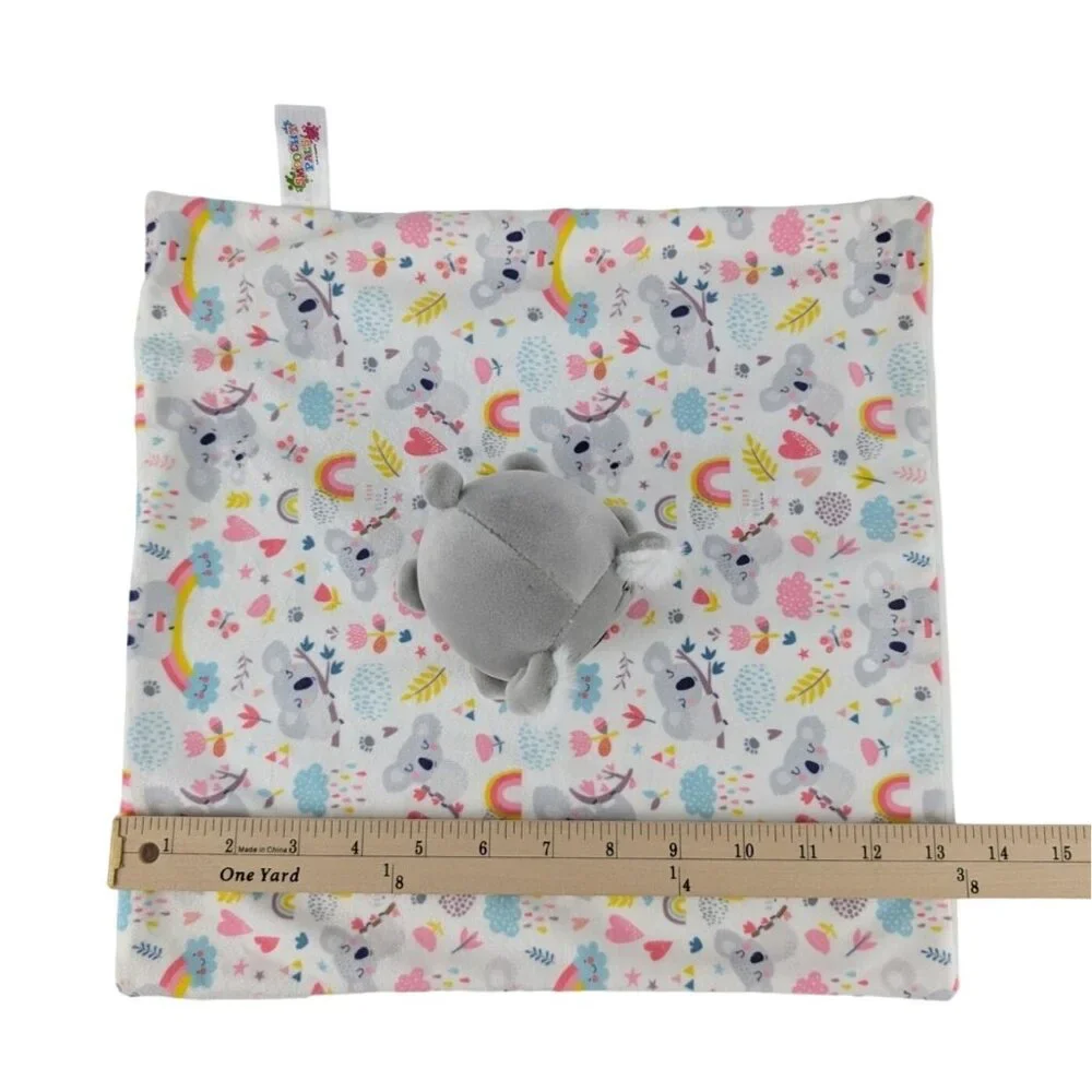 Smoochy Pals Koala Lovey 13" Baby Security Blanket Squishy Plush - Picture 4 of 6